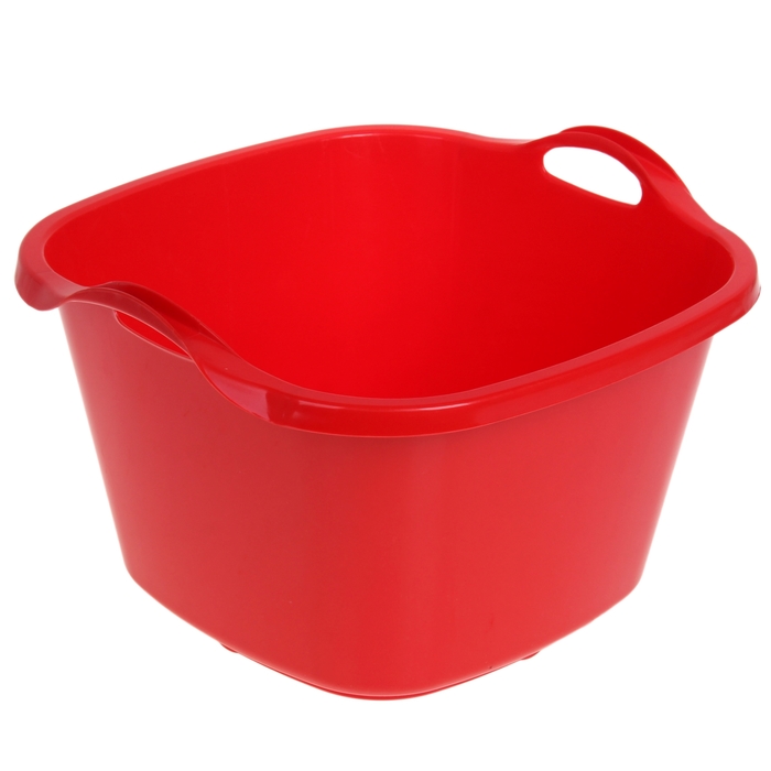 Таз 35 л, цвет красный