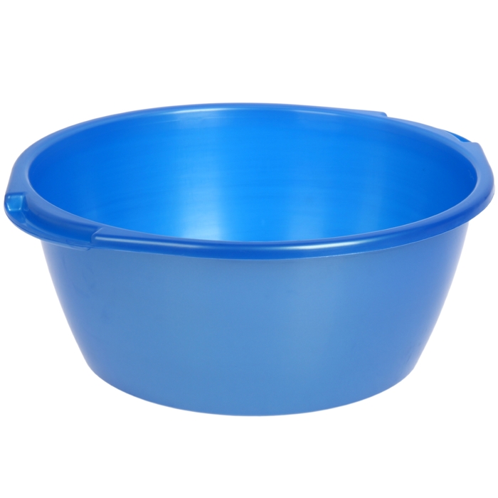 Таз 13 л, цвет голубой с перламутром