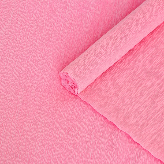 Бумага гофрированная, 549 "Светло-розовая", 0,5 х 2,5 м