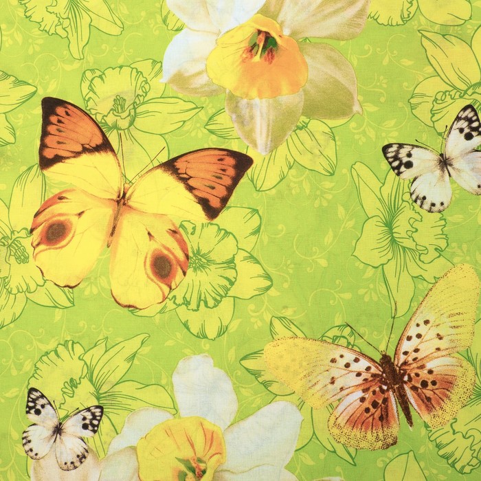 Постельное бельё "Этель" евро Весна (вид 2) 200х217 см, 220х240 см, 70х70 см - 2 шт., поплин 125 г/м²