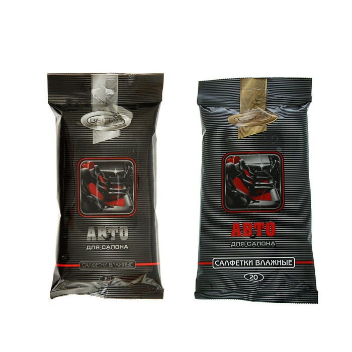Салфетки влажные «Vestar» авто для салона (big size), 20 шт