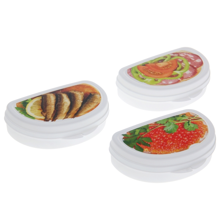 Контейнер для бутербродов, цвет МИКС