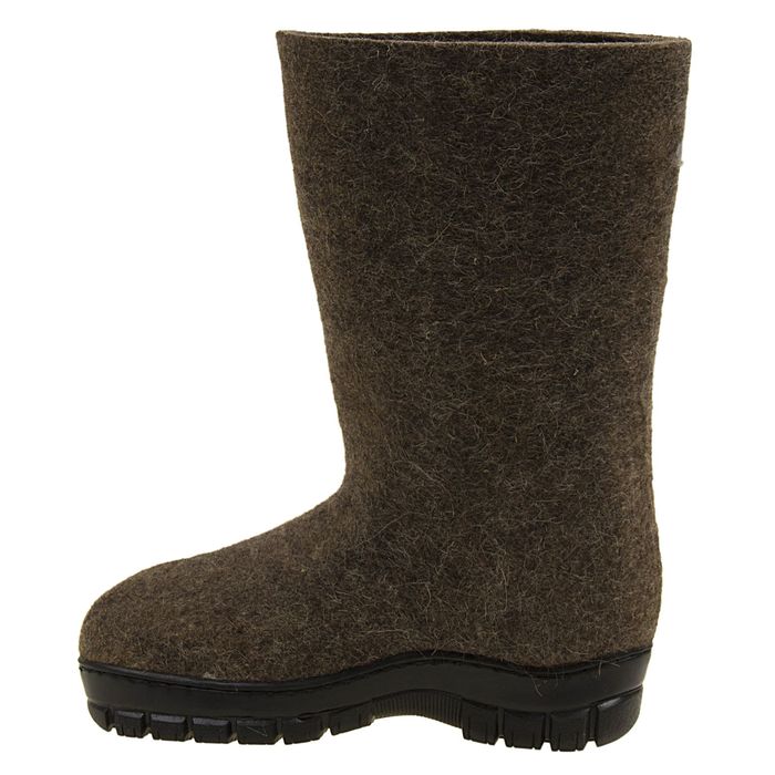 Валенки грубошерстные серые, на нескользящей подошве МИКС, р. 36/37