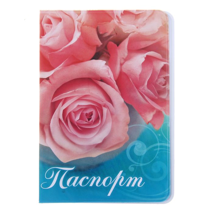 Обложка для паспорта "Цветы, розы"