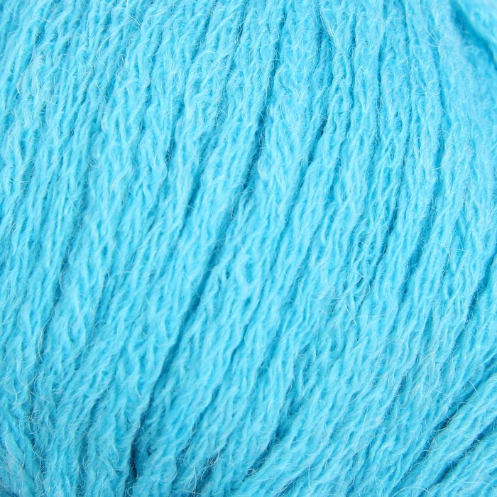 Пряжа "Альпака шикарная" 25% альпака, 75% акрил объёмный 90м/50гр (583-Бирюза)