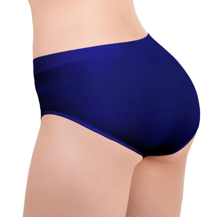 Бесшовные трусы женские slip, макси, Collorista (океан,L/XL)