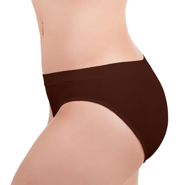Бесшовные трусы женские slip, классика, Collorista (кофе,S/M)