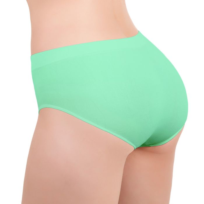 Бесшовные трусы женские slip, макси, Collorista (мята,L/XL)