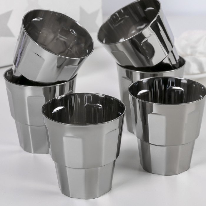 Набор стаканов 250 мл "Грани", 6 шт.