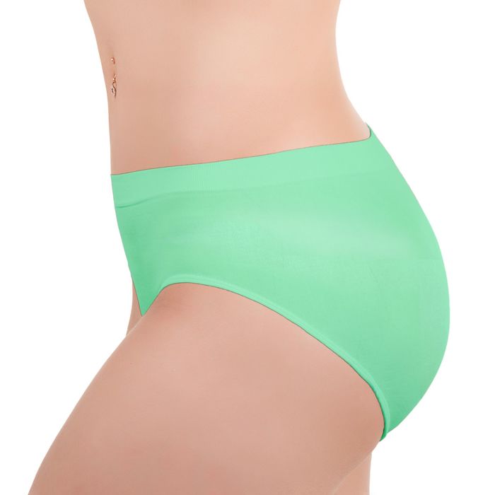 Бесшовные трусы женские slip, макси, Collorista (мята,2XL/3XL)