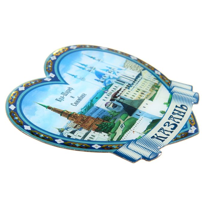 Магнит со смоляной заливкой «Казань. Кул-Шариф и Сююмбике»