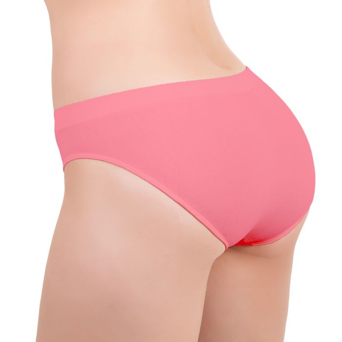 Бесшовные трусы женские slip, классика, Collorista (коралл,L/XL)