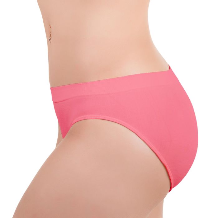 Бесшовные трусы женские slip, классика, Collorista (коралл,L/XL)