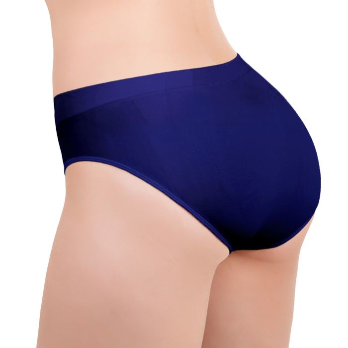 Бесшовные трусы женские slip, миди, Collorista (океан,L/XL)