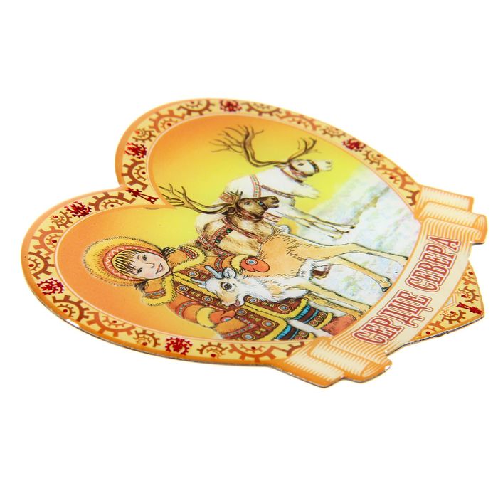 Магнит со смоляной заливкой «Север»