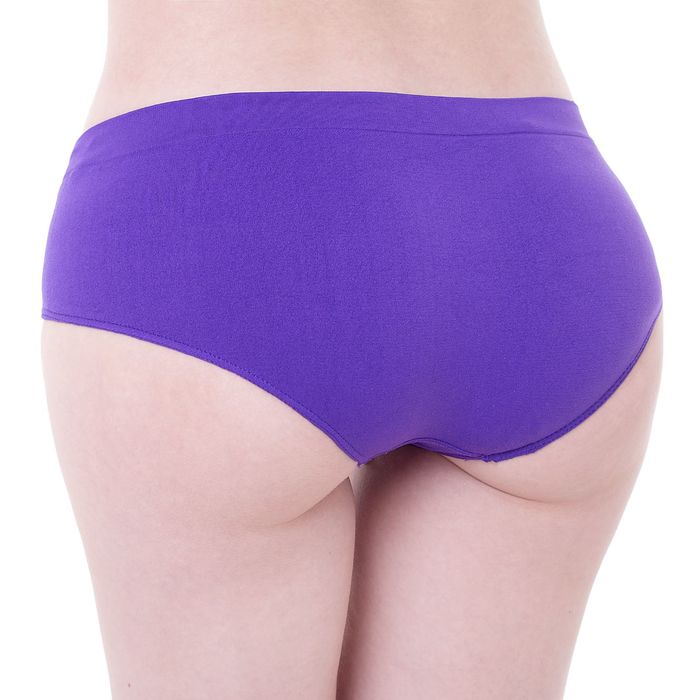 Бесшовные трусы-culotte женские с заниженной талией, Collorista (лаванда,S/M)