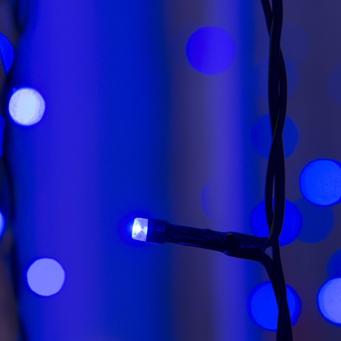 Гирлянда "Занавес" улич. УМС, Ш:2 м, В:6 м, Н.Т. 2W LED-1440-220V, БЕЗ контр. фикс СИНИЙ