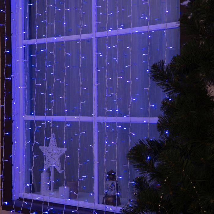 Гирлянда "Занавес" улич. УМС, Ш:2м, В:3м, Н.Б. 2W LED-760/180-220V, БЕЗ контр. мерц ФИОЛ