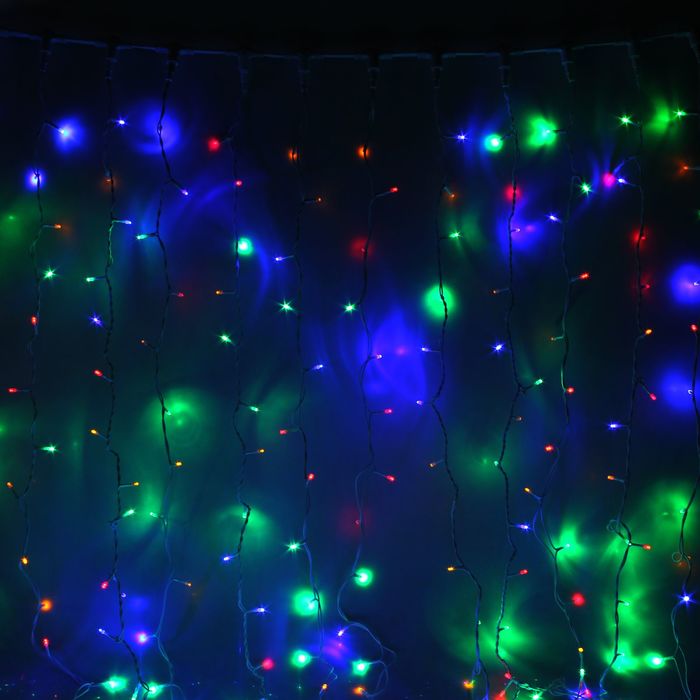 Гирлянда "Занавес" улич. УМС, Ш:2 м, В:3 м, Н.Б. 3W LED-760-220V, БЕЗ контр. МУЛЬТИ