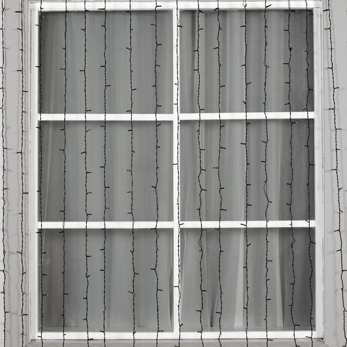 Гирлянда "Занавес" улич. УМС, Ш:2 м, В:6 м, Н.Т. 2W LED-1440-220V, БЕЗ контр. фикс ФИОЛЕТ