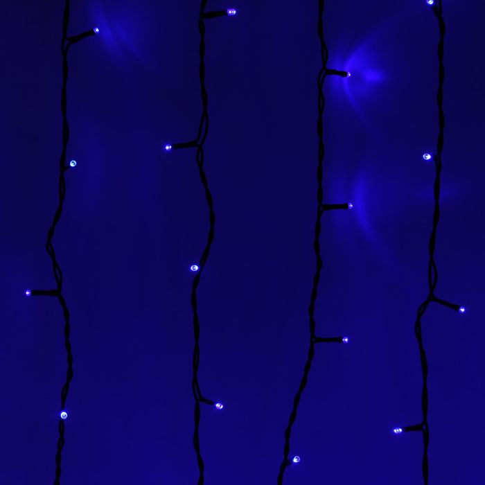 Гирлянда "Занавес" улич. УМС, Ш:2 м, В:3 м, Н.Т. 2W LED-760/180-220V, БЕЗ контр. мерц СИН