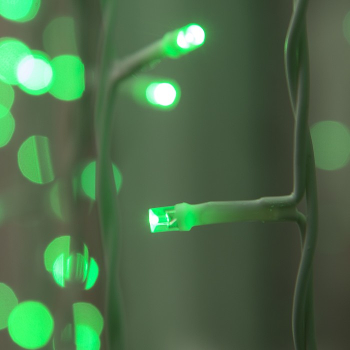 Гирлянда "Занавес" улич. УМС, Ш:2 м, В:6 м, Н.Б. 2W LED-1440-220V, БЕЗ контр. фикс ЗЕЛЕНЫ