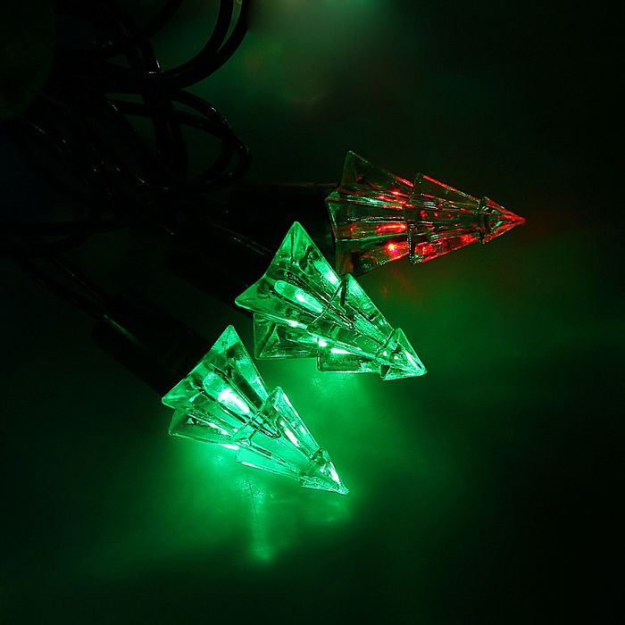 Гирлянда "Метраж" улич. с насад. "Елка маленькая" 5 м, Н.Т. LED-40-220V, моргает. МУЛЬТИ