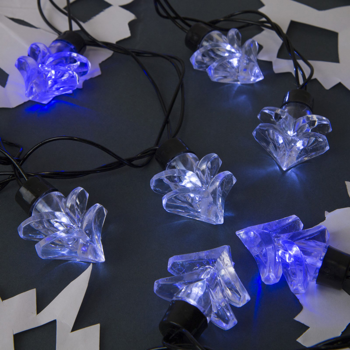 Гирлянда "Метраж" улич. с насад. "Ель большая" 5 м, Н.Т. LED-30-220V, моргает. БЕЛО-СИНИЙ