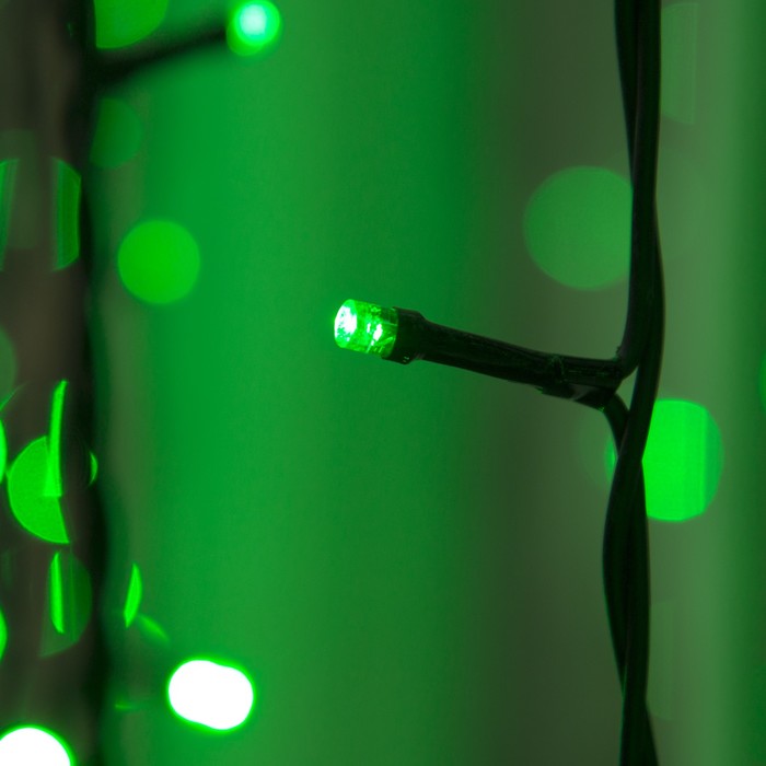 Гирлянда "Занавес" улич. УМС, Ш:2 м, В:3 м, Н.Т. 2W LED-760-220V, БЕЗ контр. фикс ЗЕЛЕНЫ