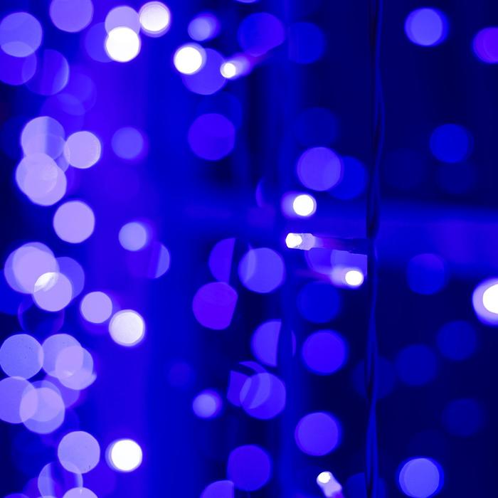 Гирлянда "Занавес" улич. УМС, Ш:2 м, В:6 м, Н.Б. 2W LED-1440-220V, БЕЗ контр. фикс ФИОЛЕТ