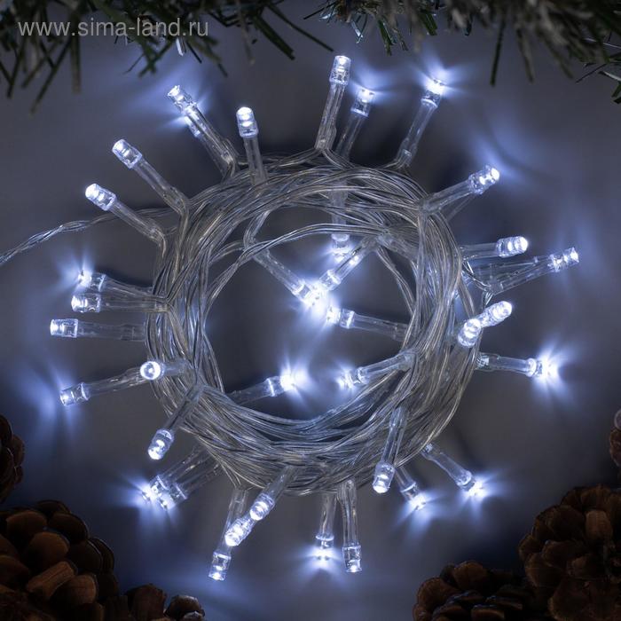 

Гирлянда «Нить» 4 м, IP20, прозрачная нить, 40 LED, свечение белое, 2 режима, AAх3