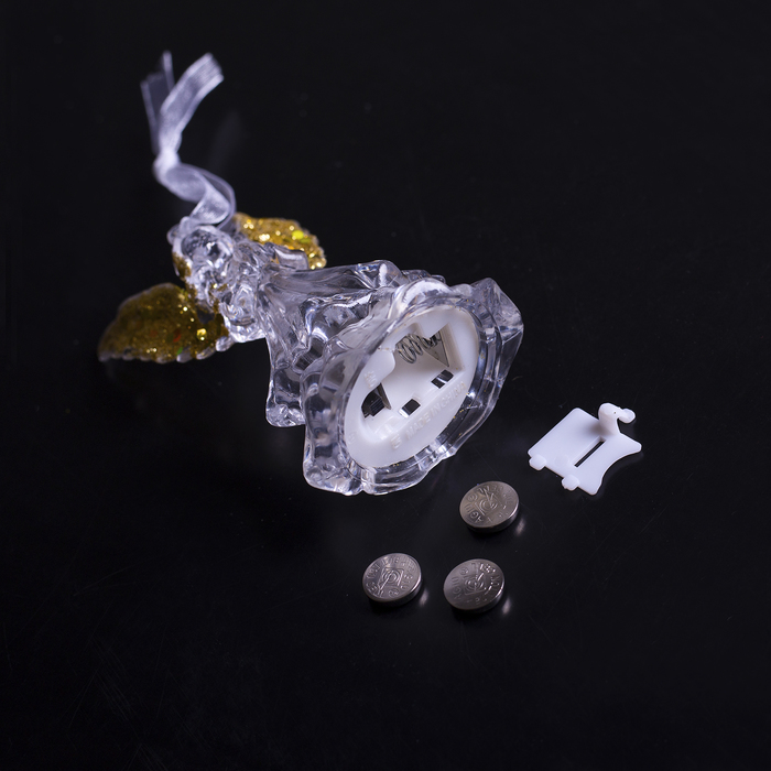 Игрушка световая "Ангел" (батарейки в комплекте) 1 LED, RGB, ЗОЛОТИСТЫЙ