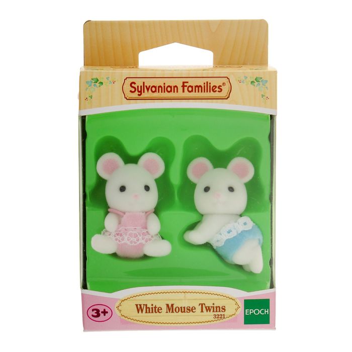 Игровой набор «Белые Мышата-двойняшки»