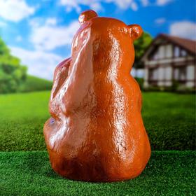 Садовая фигура "Медведь большой" коричневый, 35х40х50см от Сима-ленд