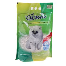 

Наполнитель минеральный комкующийся "Снежок-экстра", 4 л
