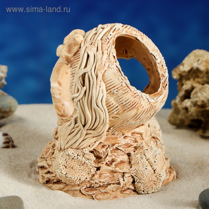 

Декорация для аквариума "Бочка", 10 х 10 х 12 см