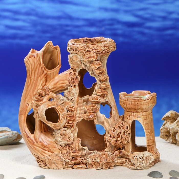 Декорации для аквариума "Замок Вьюн" большой