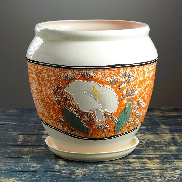 Кашпо "Лимонник" цветы 22 л