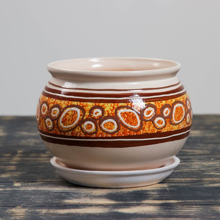 Кашпо "Манго" камни 1,5 л