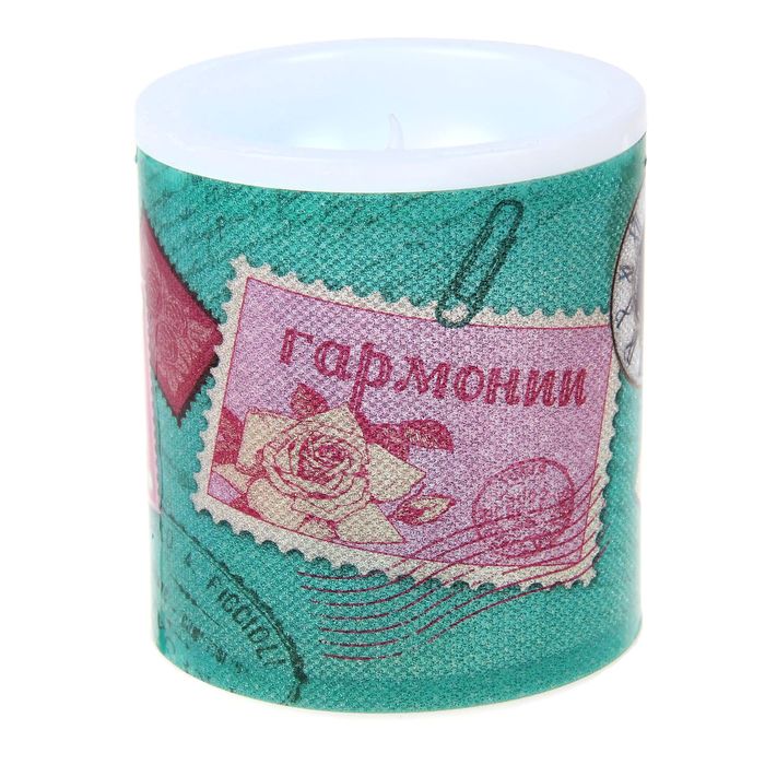 Светильник-свечка "Тепла, гармонии, любви", 8 х 7,3 см