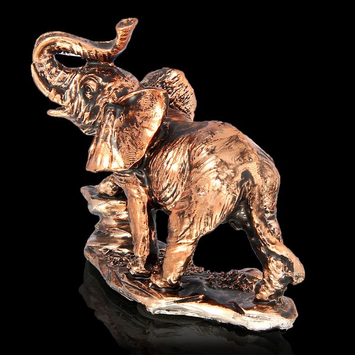 Сувенир "Слон с поднятым хоботом" бронза