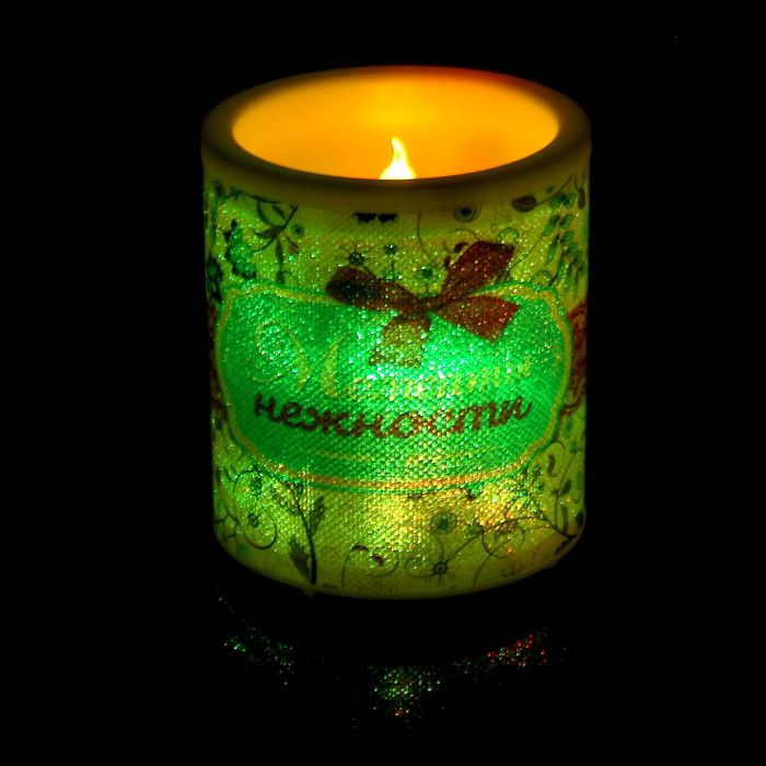 Светильник-свечка "Моменты нежности", 8 х 7,3 см