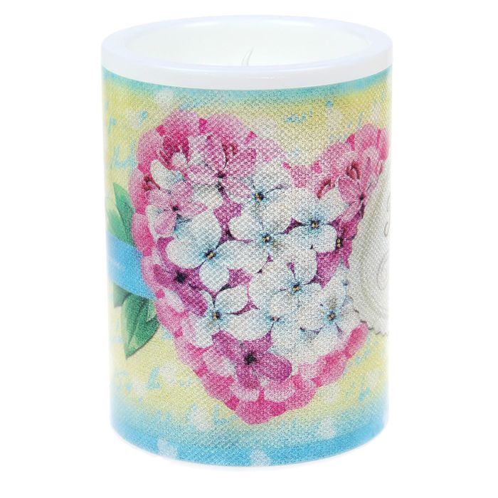 Светильник-свечка "Ты всегда в моем сердце", 10 х 7,3 см