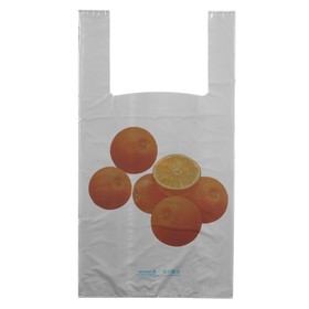 Пакет "Апельсины", полиэтиленовый, майка, 28 х 55 см, 35 мкм от Сима-ленд