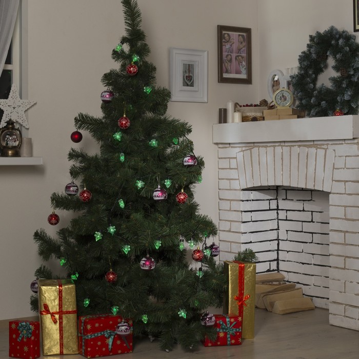 Гирлянда "Метраж" улич. с насад. "Ель большая" 5 м, Н.Т. LED-30-220V, контр. 8 р, ЗЕЛЕНЫЙ