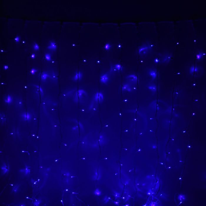 Гирлянда "Занавес" улич. УМС, Ш:2м, В:9м, Н.Б. 2W LED-1800/450-220V, БЕЗ контр. мерц СИН