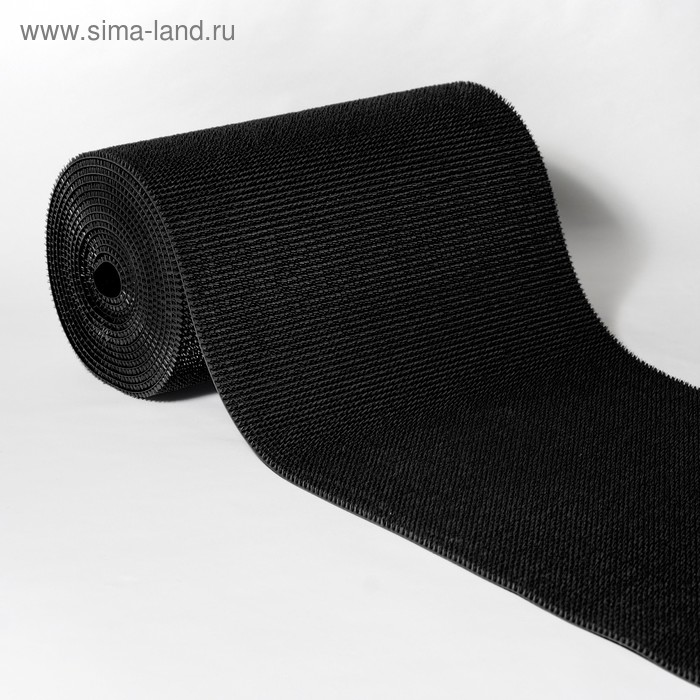 Покрытие ковровое щетинистое «Травка», 0,9×15 м, в рулоне, цвет чёрный ковровое покрытие иглопробивное флорт про 01022 3 м цвет чёрный