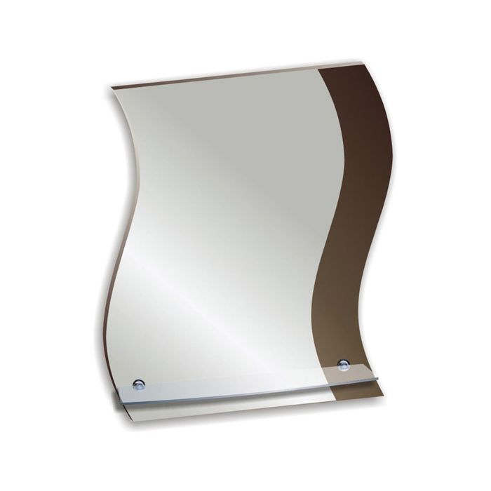 Зеркало настенное "Ниагара" 52*68,7 см, с полочкой