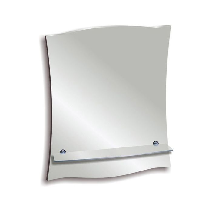 Зеркало настенное «Образ», с полочкой, 500х600 мм