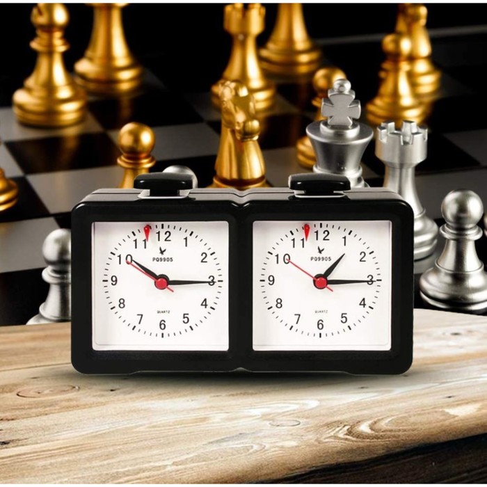 фото Шахматные часы, двойные, leap pq9905, 11 х 20 х 5 см, 1 аа